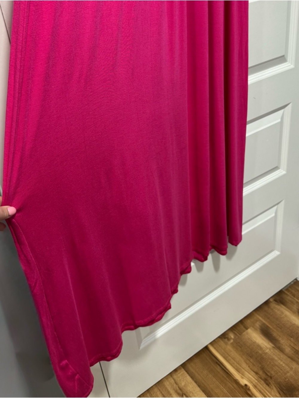 Bellamie Fuchsia Maxi Dress 05-0196 - Picture 4 of 10